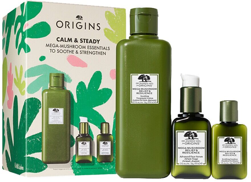 Origins Estuche de regalo Alivio y Firmeza Mega-Mushroom .