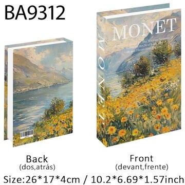 Uplift Picks Decorative Book Storage Box Lucky Cat Japanese Home Decor Hidden Storage Book 04 open