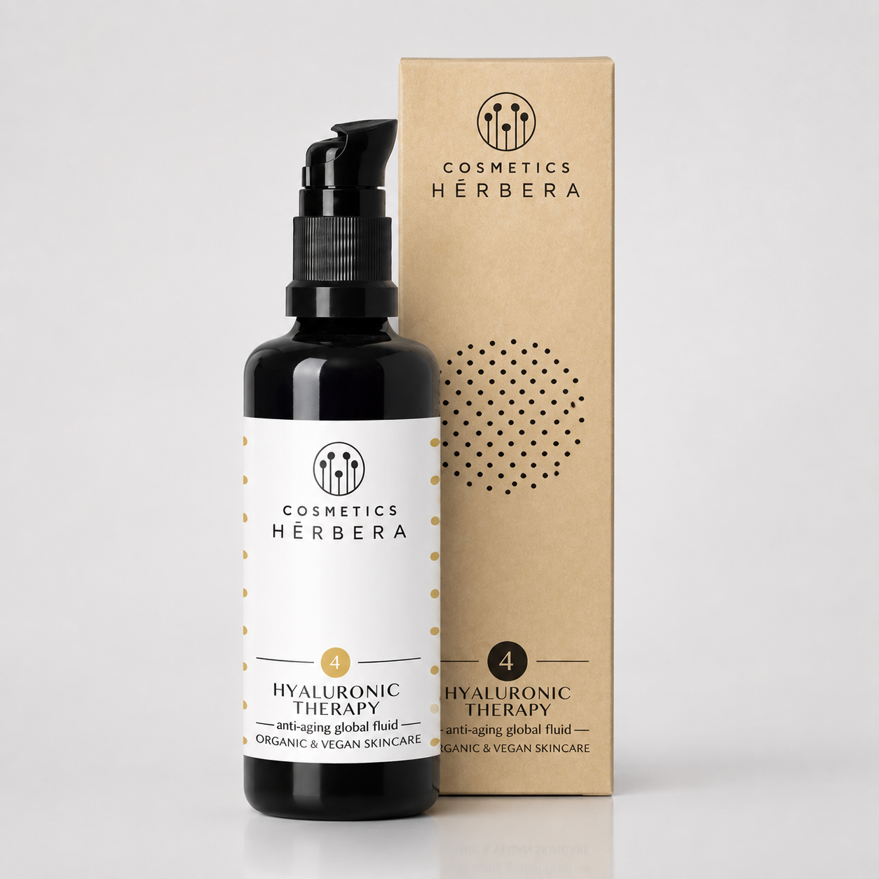 Herbera Hyaluronic Therapy (Fluido Facial Anti-Edad con Acido Hialurónico, Granada y Uva) 50ml