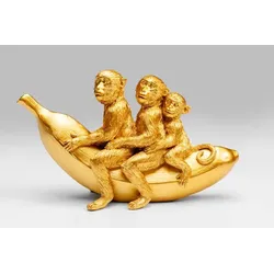 KARE DESIGN Deko-Objekt Banana Ride Polyresin Gold