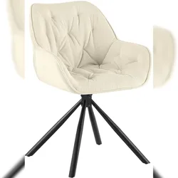 CLP Esszimmerstuhl Rimio Cord Cord HBT: 82x56x62 cm creme