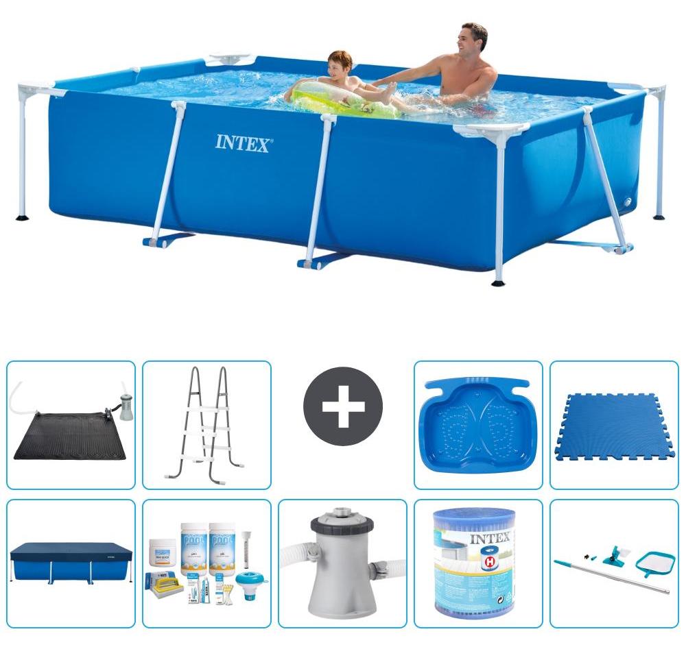 Rechteckiger Frame Pool - 260x160x65 cm - 10-teilig S30106