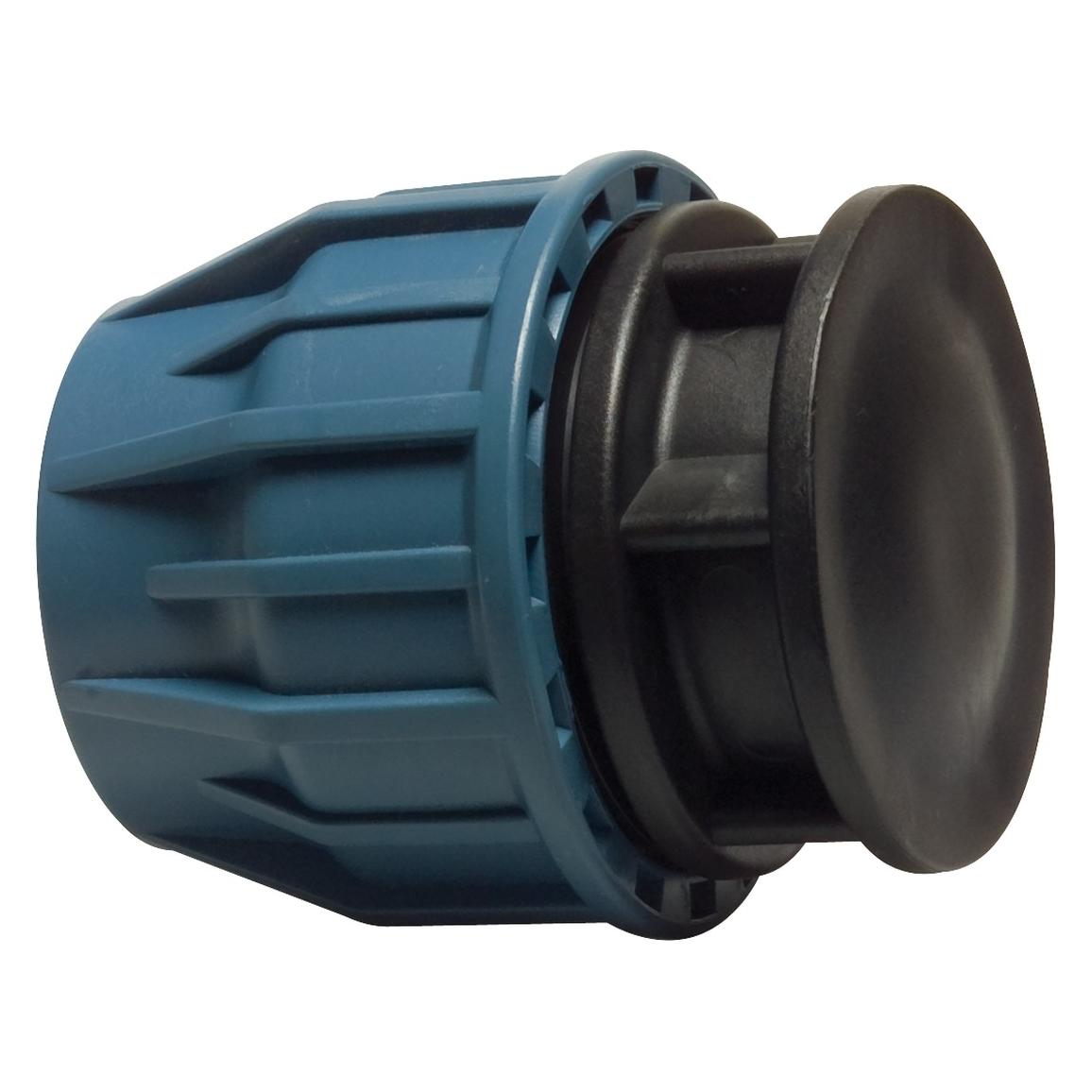 Magni PP Klemm Kappe 20mm 16bar Schwarz/Blau DVGW/KIWA/WRAS (0707191)