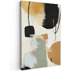 LEINWANDBILD Farbe - Abstrakt - Farben Deko Wohnzimmer 20x30 cm