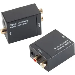 Shiverpeaks Digitaler Audio Signal Wandler, Koaxial - Out Cinch ** BASIC-S (AV-Anschluss), TV Zubehör, Schwarz