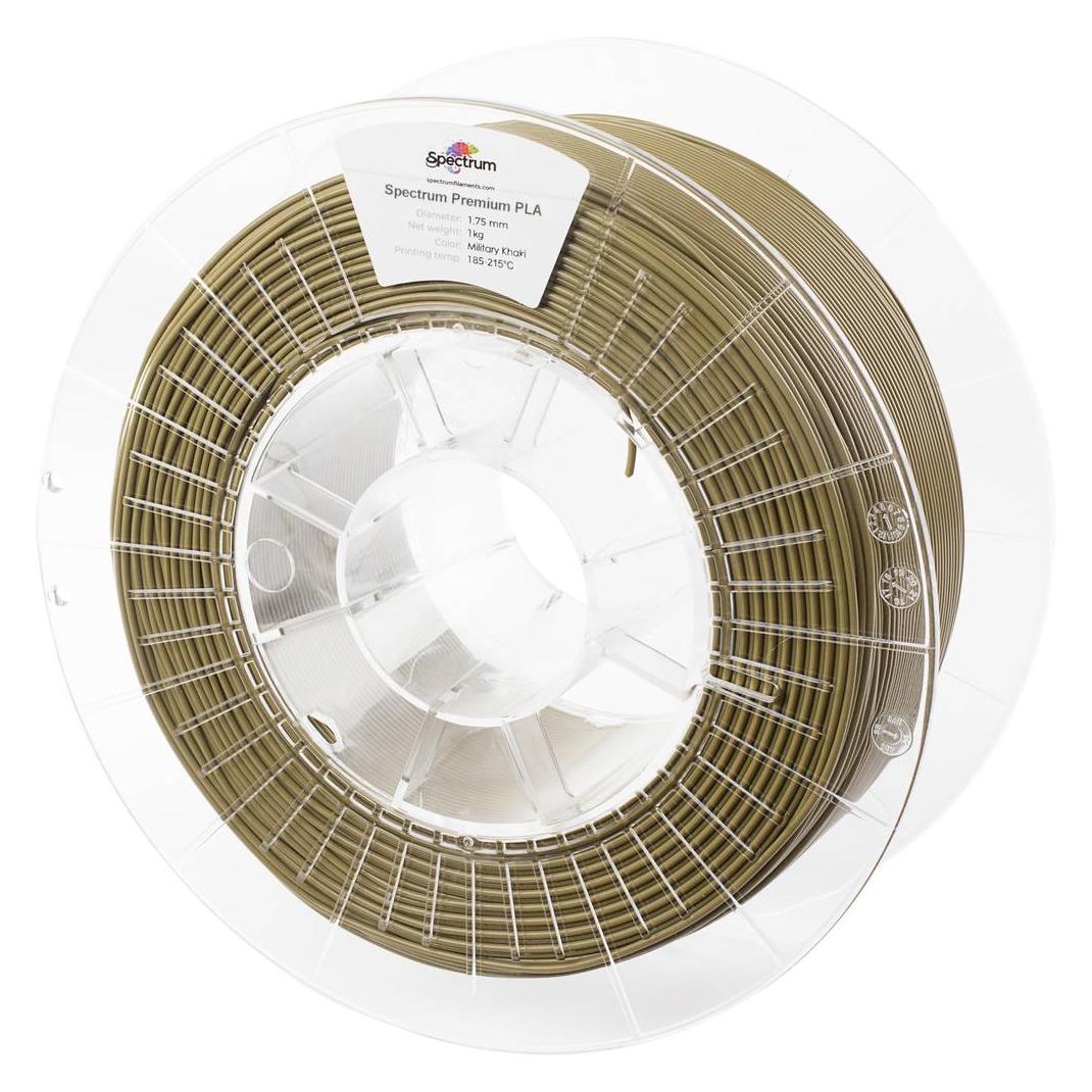 Spectrum Filament / PLA / MILITARY KHAKI / 1,75 mm / 1 kg (PLA, 1000 g, 1.75 mm) (5903175657916)
