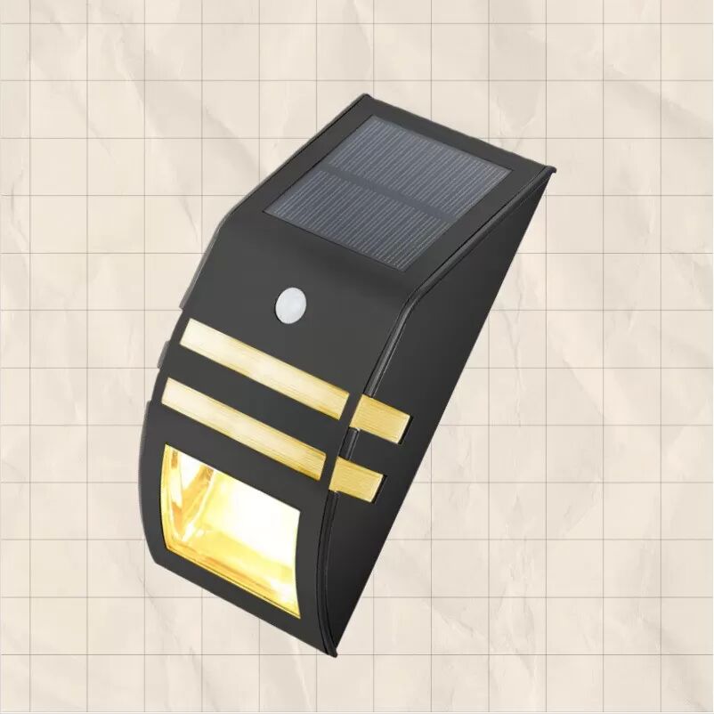 INF Solar LED Gartenleuchte mit Bewegungsmelder für Wegbeleuchtung Weiß