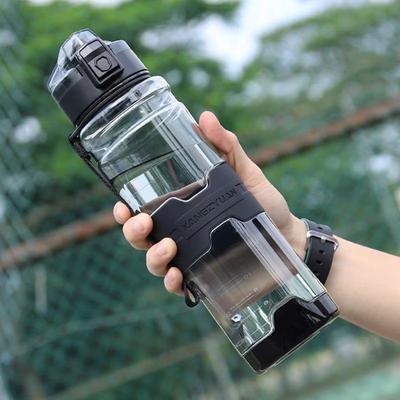 Inspired Finds Portable BPA Free Fitness Water Bottle 23.66 Fl Oz 33.81 Fl Oz Sports Hydration Bottle For Gym And Outdoor 1.0l 33.81 Fl Oz black