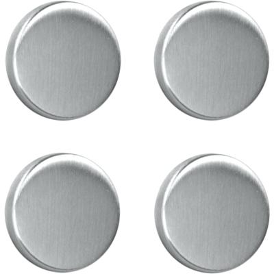 METALTEX Magnete rund Ø 3 cm 4er Set aus Edelstahl