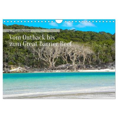 Australien - Vom Outback bis zum Great Barrier Reef (Wandkalender 2027 DIN A4 quer), CALVENDO Monatskalender