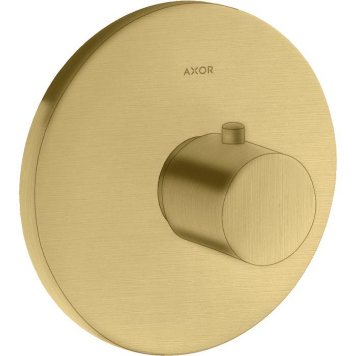 hansgrohe Axor Uno Fertigmontageset 38375250 Unterputz-Thermostat, brushed gold optic