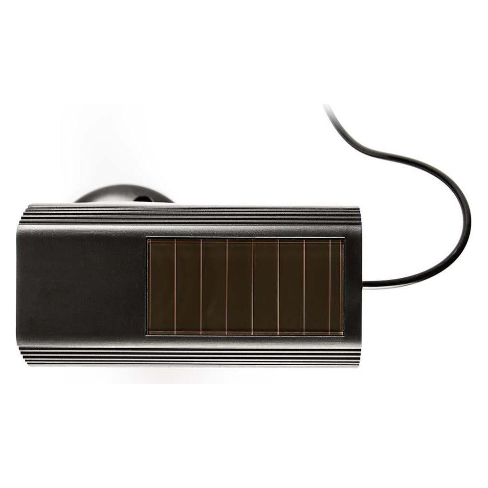 Nedis Dummy-Überwachungskamera | Kugel | IP44 | Batteriebetrieben / Solar Powered | Aussenbereich | (DUMCBS10BK)