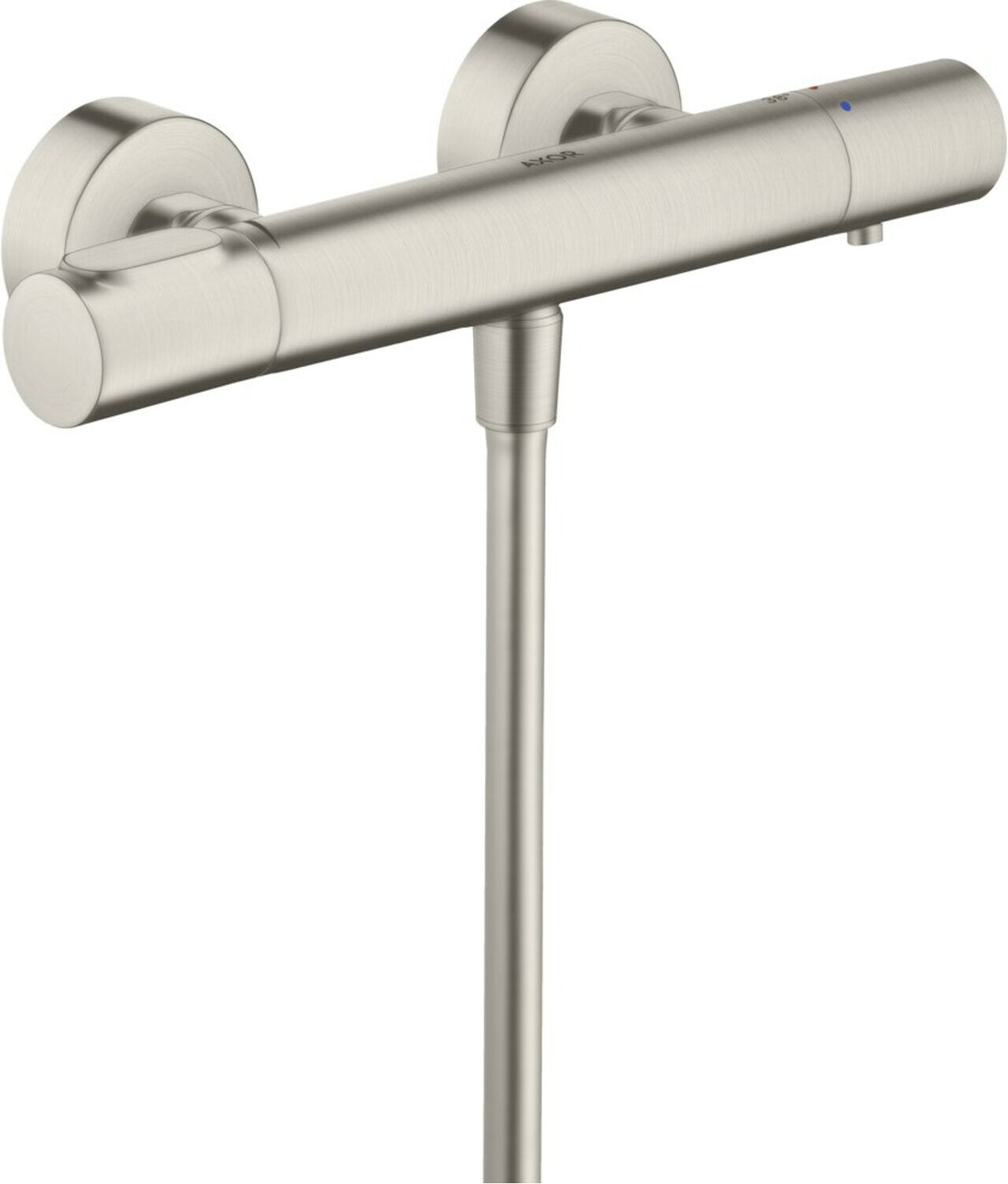 Hansgrohe Brausethermostat Axor Citterio M AP, 1 Verbraucher, Edelstahl-Optik (34635800)