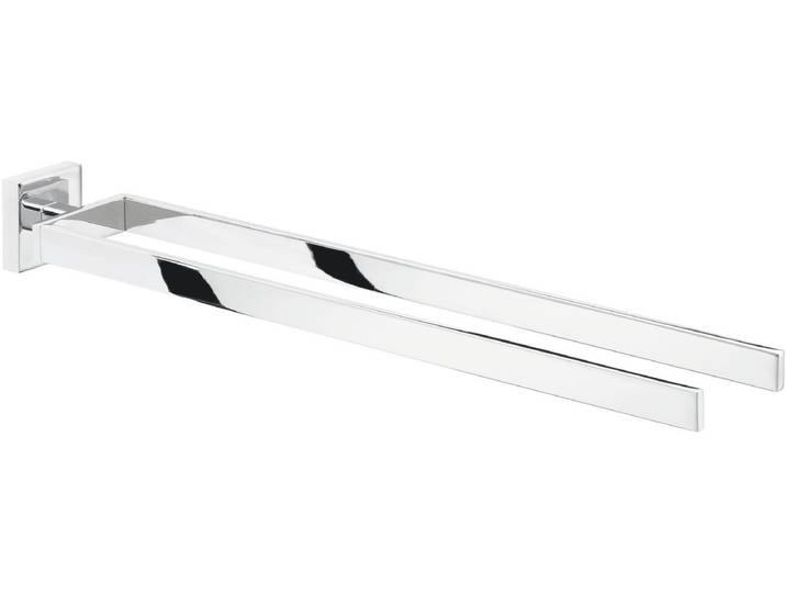 tesa® Deluxxe handdoekhouder\, zelfklevend\, verchroomd metaal\, prachtig design