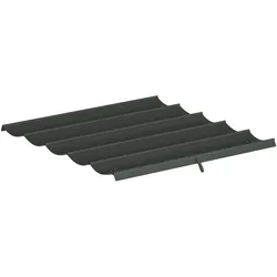 ERSATZDACH, Polyester, Dunkelgrau