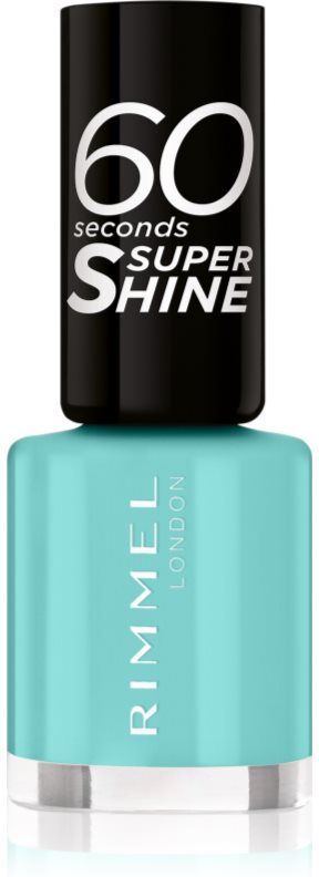 Rimmel 60 Seconds Super Shine nail polish shade 878 Roll In The Grass 8 ml