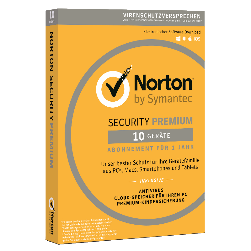 Symantec Norton Security 3.0 Deluxe, 3 Geräte, 1 Jahr 21355419