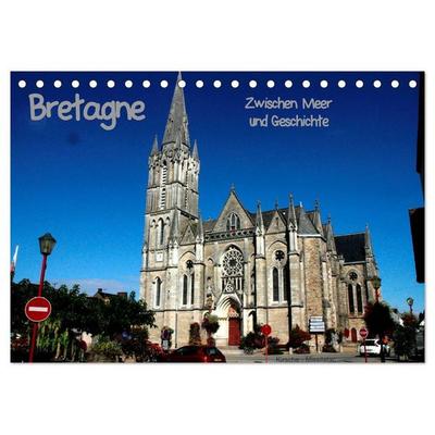 Bretagne - Zwischen Meer und Geschichte (Tischkalender 2027 DIN A5 quer), CALVENDO Monatskalender