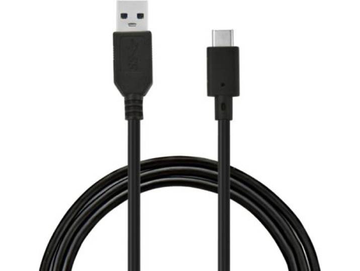 Essentielb - Câble Usb C Câble Vers Usb 2m Noir Compatible Iphone 17 16 15 Pro Max, Samsung Galaxy S25 S24 Ultra