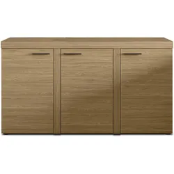 SIDEBOARD Spacoro 3D Geölte Eiche 148,8/82/40,3 cm – Wohnzimmer Kommode Stilvolle, Modern