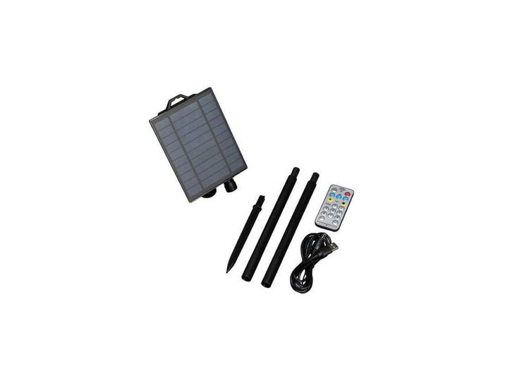 KONSTSMIDE Solar Panel Solarbatteriebox , schwarz, B:110mm H:140mm T:25mm, Smart-Home-Stationen, Solar Panel