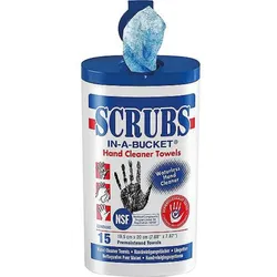 Handreinigungstücher SCRUBS, 1 Behälter á 15 Tücher