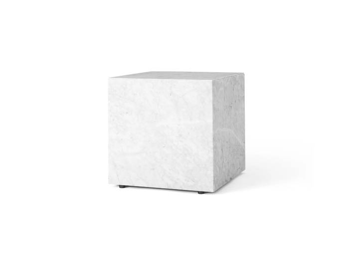 Audo Copenhagen Table basse Plinth White, cube