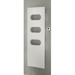 BEMM Plawa SPA Soft E - Plan-Bad-/Raumwärmer, vertikal, vorbereitet für reinelektrischen Betrieb, Dunkelbraun, H1500x060x0750
