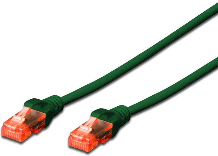 CABO REDE EWENT CAT6 0.5MT VERDE