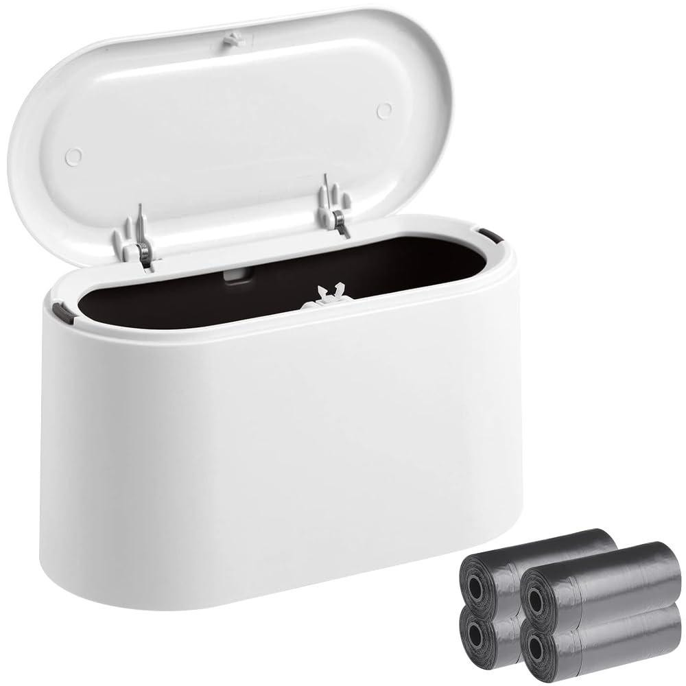 Solid Mini Afvalbak met Deksel van Plastic