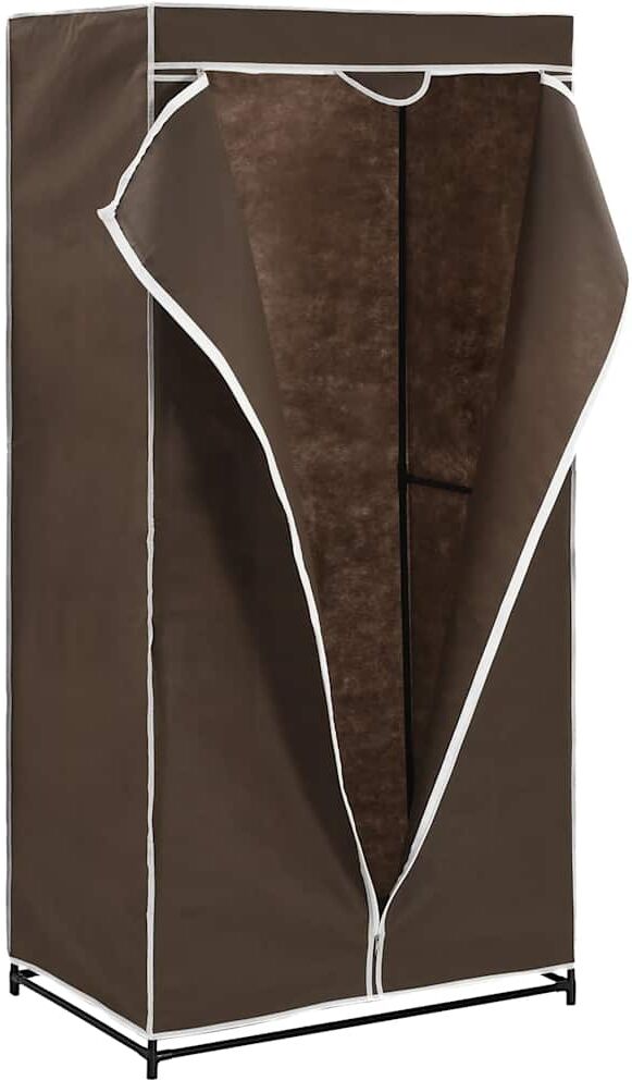 vidaXL 2 pcs Garde-robes Marron 75x50x160 cm