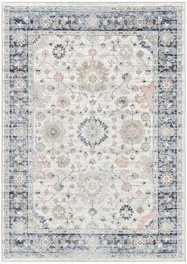 Everwash Treasure Lina Traditional Medallion Machine Washable Area Rug