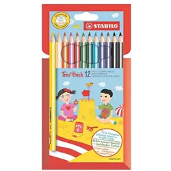 Stabilo 12er-Pack Buntstifte »Trio® thick« braun