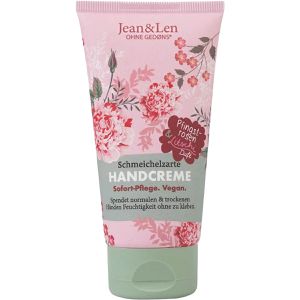 Jean&Len Handcreme Pfingstrose & Litschi, Provitamin B5 & Cupuacubutter, normale & trockene Haut, 75 ml