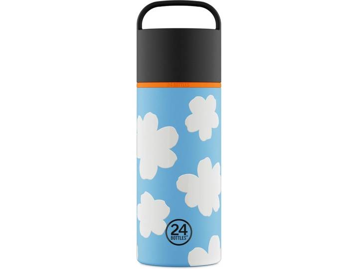 Thermosflasche 24 Bottles Blau/Weiss H 24.5 cm 730 ml