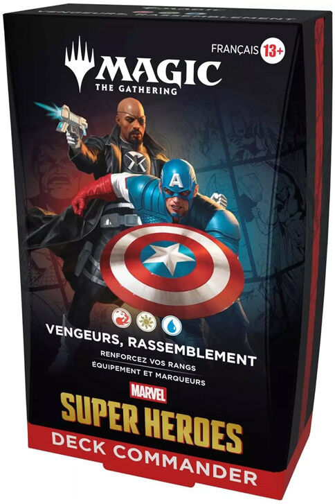 Wizards Of The Coast MTG: Marvel Super Heroes Deck Commander Vengeurs Rassemblement (FR)