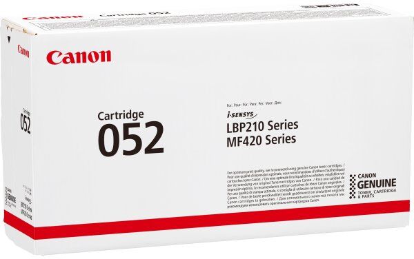 Canon Crg 052 Lasertoner, Sort, 3100s