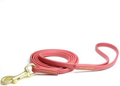 Inspired Living Heavy Duty Waterproof PVC Dog Training Leash rose Red xl