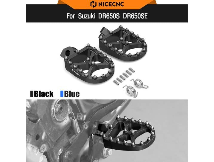 Repose-pieds élargis pour Suzuki DR650S DR650SE DR650S/SE 1996-2026