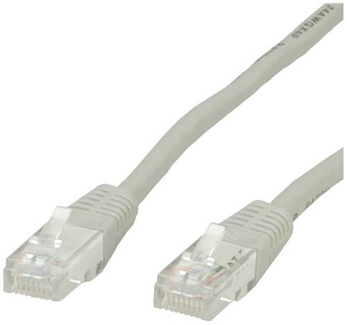 Value 21.99.0901 RJ45 Patchkabel CAT 6 U/UTP 1.00m Grau