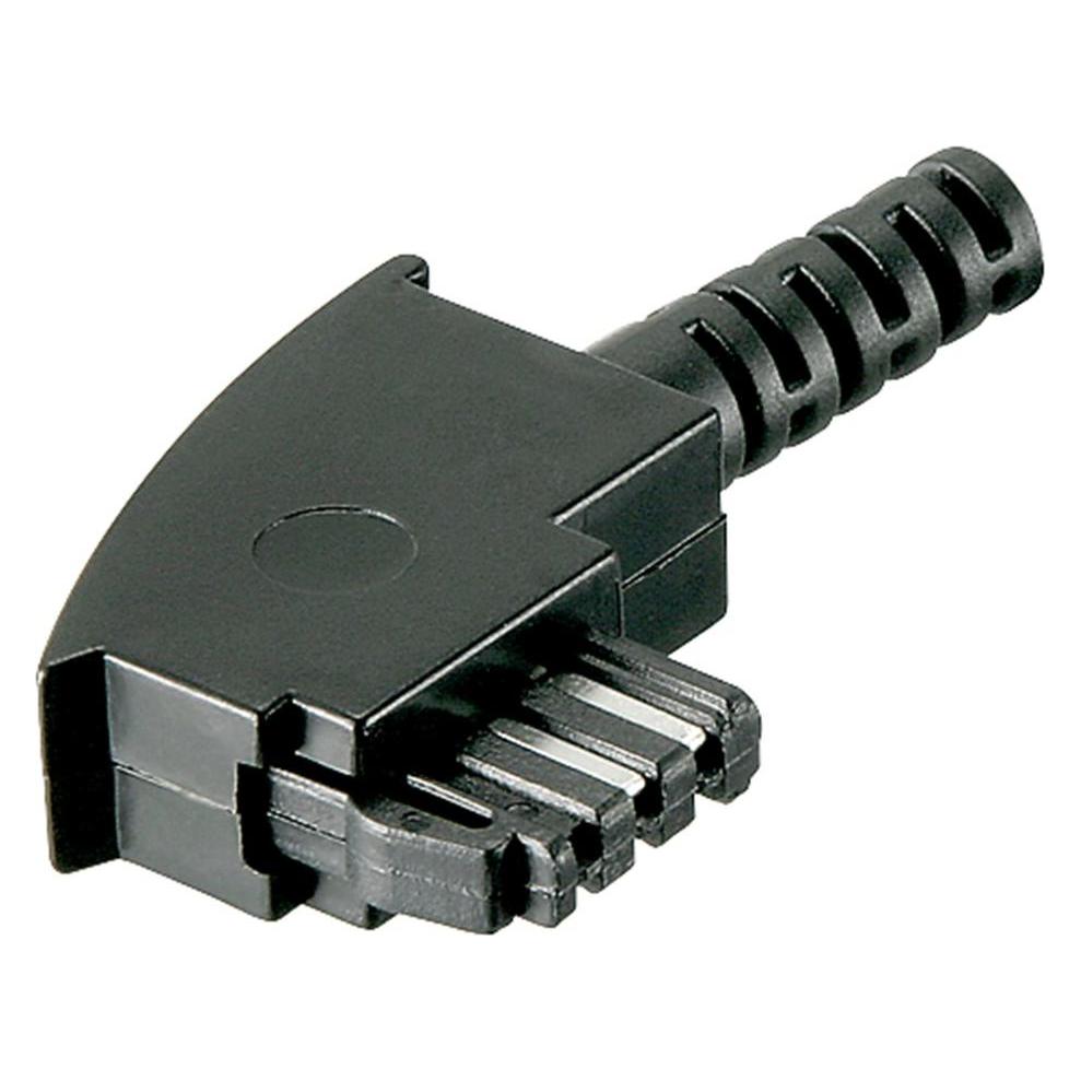 Goobay TAE-F-Stecker mit Knickschutz (50247)