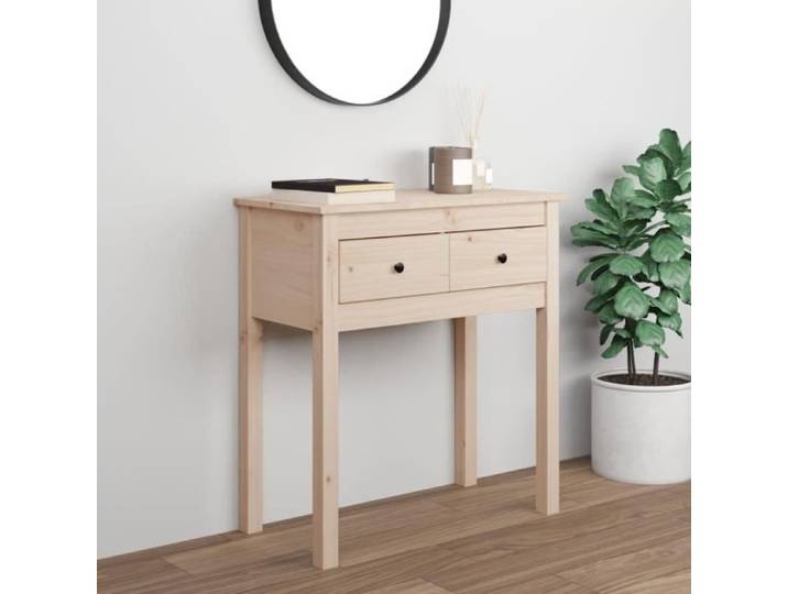 Table console 70x35x75 cm Bois massif de pin 814609
