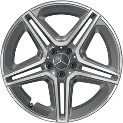 Mercedes-AMG GLE 167 20 Zoll Leichtmetallfelge tremolit-metallic glanzgedreht A1