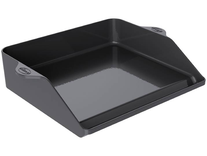 Grillplatte RÖSLE Plancha, 25429 , schwarz, B:36,5cm T:46,5cm, Aluguss, Grillroste, Grillplatte, aus porzellanemailliertem Gusseisen für Fleisch und Gemüse