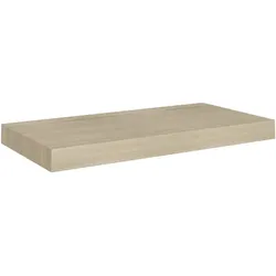 vidaXL Schwebendes Wandregal Eichefarben 50x23x3,8 cm MDF