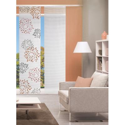 Schiebegardine VISION S "SCHIEBEVORHANG DIGITALDRUCK BAMBUS-OPTIK 'SOVITA'", rot, B:60cm H:260cm, Polyester, Gardinen, DIGITALDRUCK - INDIVIDUELL KÜRZBAR