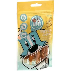 Lov&Ed Twister-Snack Huhn, 70g - Kau-Leckerli für Hunde