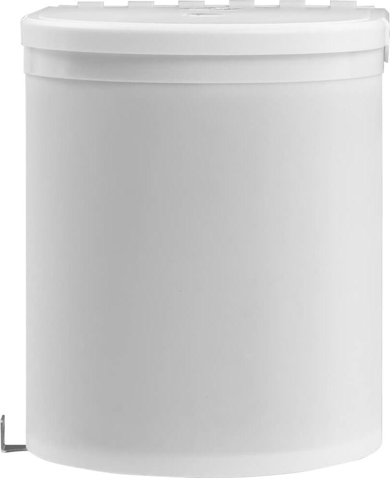vidaXL Inbouwprullenbak voor de keuken, kunststof, 12 liter