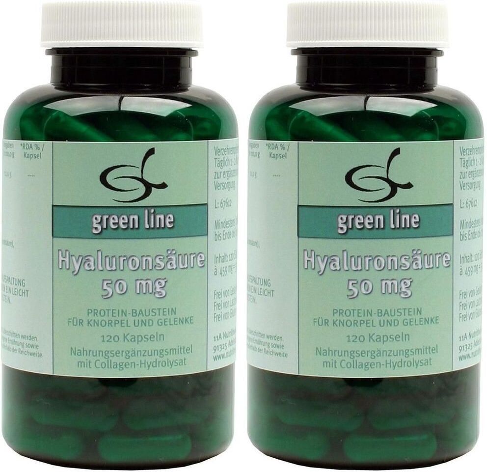 Nutritheke Hyaluronsäure 50 mg Kapseln x2 2x120 St