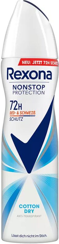 Rexona - Deospray, Nonstop Protection Anti-Transpirant Cotton Dry, 150  ml
